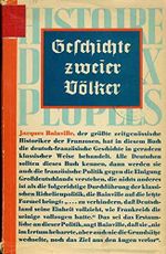 Geschichte zweier Völker. Frankreichs Kampf gegen die deutsche Einheit Cover des Buches Geschichte zweier Völker. Frankreichs Kampf gegen die deutsche Einheit (ISBN: B0018JALBU)