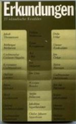 Erkundungen, 27 isländische Erzähler (Erkundungen) Cover des Buches Erkundungen, 27 isländische Erzähler (Erkundungen) (ISBN: B00200BNCC)