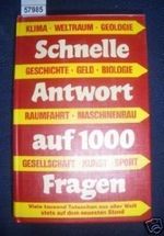 Schnelle Antwort auf 1000 Fragen Cover des Buches Schnelle Antwort auf 1000 Fragen (ISBN: B0027QYUJ2)