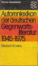 Autorenlexikon der deutschen Gegenwartsliteratur 1945-1975 Cover des Buches Autorenlexikon der deutschen Gegenwartsliteratur 1945-1975 (ISBN: B002AEW930)