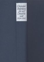 Als ich Deutsche war 1934-1945 Cover des Buches Als ich Deutsche war 1934-1945 (ISBN: B002BZ4NEQ)