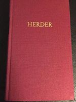 Herders Briefe in einem Band. Ausgewählt und erläutert von Regine Otto. Cover des Buches Herders Briefe in einem Band. Ausgewählt und erläutert von Regine Otto. (ISBN: B002QCA21C)