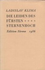 Die Leiden des Fürsten Sternenhoch Cover des Buches Die Leiden des Fürsten Sternenhoch (ISBN: B002UZGP3Y)