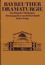 Bayreuther Dramaturgie. Der Ring des Nibelungen Cover des Buches Bayreuther Dramaturgie. Der Ring des Nibelungen (ISBN: B0030K51M4)