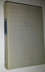 Die unsichtbare Front Cover des Buches Die unsichtbare Front (ISBN: B003BWFF1I)