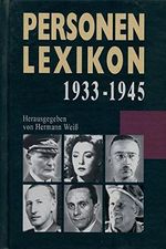 Personen-Lexikon 1933-1945; Cover des Buches Personen-Lexikon 1933-1945; (ISBN: B003EIEHEU)