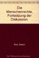 Die Menschenrechte, Fortsetzung der Diskussion. Cover des Buches Die Menschenrechte, Fortsetzung der Diskussion. (ISBN: B003WUC4L8)