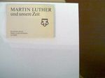Martin Luther und unsere Zeit. Cover des Buches Martin Luther und unsere Zeit. (ISBN: B00501X236)