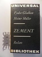 Zement. Cover des Buches Zement. (ISBN: B0051489OE)