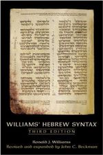 Williams' Hebrew Syntax, Third Edition (English Edition) Cover des Buches Williams' Hebrew Syntax, Third Edition (English Edition) (ISBN: B00551KOAA)