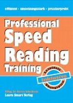 Professional Speed Reading Training Cover des Buches Professional Speed Reading Training (ISBN: B0066DLV3U)