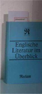 Englische Literatur im Überblick Cover des Buches Englische Literatur im Überblick (ISBN: B00A97MW82)