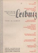 Gottfried Wilhelm Leibniz. Cover des Buches Gottfried Wilhelm Leibniz. (ISBN: B00E2NL6AY)