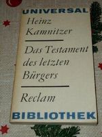 Das Testament des letzten Bürgers : Essays u. Polemiken. Cover des Buches Das Testament des letzten Bürgers : Essays u. Polemiken. (ISBN: B00GU3ZVT6)