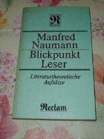 Blickpunkt Leser : literaturtheoret. Aufsätze. Cover des Buches Blickpunkt Leser : literaturtheoret. Aufsätze. (ISBN: B00H7NM5N8)