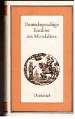 Deutschsprachige Erzähler des Mittelalters. Cover des Buches Deutschsprachige Erzähler des Mittelalters. (ISBN: B00HQM8CU0)