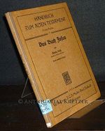 Handbuch zum Alten Testament 1. Reihe Band 7: Das Buch Josua Cover des Buches Handbuch zum Alten Testament 1. Reihe Band 7: Das Buch Josua (ISBN: B0118FA2O4)