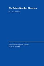 The Prime Number Theorem (London Mathematical Society Student Texts Book 53) (English Edition) Cover des Buches The Prime Number Theorem (London Mathematical Society Student Texts Book 53) (English Edition) (ISBN: B01DM25J5I)