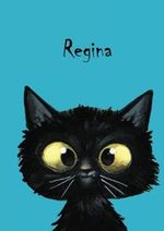 Regina: Personalisiertes Notizbuch, DIN A5, 80 blanko Seiten mit kleiner Katze auf jeder rechten unteren Seite. Durch Vornamen auf dem Cover, eine ... Coverfinish. Über 2500 Namen bereits verf Cover des Buches Regina: Personalisiertes Notizbuch, DIN A5, 80 blanko Seiten mit kleiner Katze auf jeder rechten unteren Seite. Durch Vornamen auf dem Cover, eine ... Coverfinish. Über 2500 Namen bereits verf (ISBN: B01N1UQ0UY)