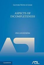 Aspects of Incompleteness (Lecture Notes in Logic Book 10) (English Edition) Cover des Buches Aspects of Incompleteness (Lecture Notes in Logic Book 10) (English Edition) (ISBN: B073PY3QW8)