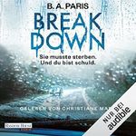 Breakdown: Sie musste sterben. Und du bist schuld. Cover des Buches Breakdown: Sie musste sterben. Und du bist schuld. (ISBN: B07DL9152W)