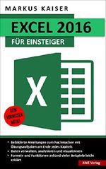 Excel: 2016: für Einsteiger Cover des Buches Excel: 2016: für Einsteiger (ISBN: B07HWZPQSK)