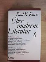 Über moderne Literatur 6. Zur Literatur der späten siebziger Jahre Cover des Buches Über moderne Literatur 6. Zur Literatur der späten siebziger Jahre (ISBN: B093FQ8CV6)