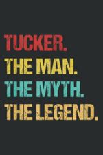 Tucker the Man the Myth the Legend: Lined Journal & Diary for Writing & Notes with Memo Diary Subject Notebooks Planner, 6x9 inches, 120 Page Cover des Buches Tucker the Man the Myth the Legend: Lined Journal & Diary for Writing & Notes with Memo Diary Subject Notebooks Planner, 6x9 inches, 120 Page (ISBN: B0B9T536BL)