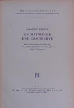 ESCHATOLOGIE UND GESCHICHTE. Cover des Buches ESCHATOLOGIE UND GESCHICHTE. (ISBN: B0BMTP9PJ7)