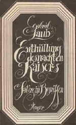 Enthüllung des nackten Kaisers. Satire in Begriffen. Cover des Buches Enthüllung des nackten Kaisers. Satire in Begriffen. (ISBN: B00278EPLI)