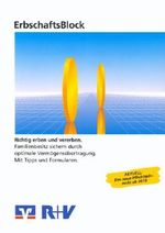 ErbschaftsBlock - Richtig erben und vererben Cover des Buches ErbschaftsBlock - Richtig erben und vererben (ISBN: 9783000315329)
