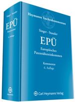 Europäisches Patentübereinkommen (EPÜ) Cover des Buches Europäisches Patentübereinkommen (EPÜ) (ISBN: 9783452277657)