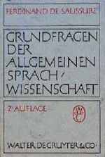 Grundfragen der Allgemeinen Sprachwissenschaft Cover des Buches Grundfragen der Allgemeinen Sprachwissenschaft (ISBN: 9783110001587)
