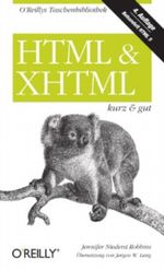 HTML & XHTML kurz & gut Cover des Buches HTML & XHTML kurz & gut (ISBN: 9783868995855)