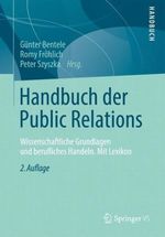 Handbuch der Public Relations Cover des Buches Handbuch der Public Relations (ISBN: 9783531196664)