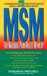 MSM: The Natural Pain Relief Remedy Cover des Buches MSM: The Natural Pain Relief Remedy (ISBN: 9780380808991)