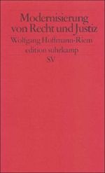Modernisierung von Recht und Justiz Cover des Buches Modernisierung von Recht und Justiz (ISBN: 9783518121887)