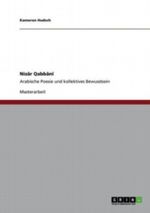 Nizar Qabbani Cover des Buches Nizar Qabbani (ISBN: 9783640771141)