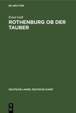 Rothenburg ob der Tauber Cover des Buches Rothenburg ob der Tauber (ISBN: 9783112332139)