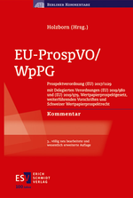 EU-ProspVO/WpPG Cover des Buches EU-ProspVO/WpPG (ISBN: 9783503211326)