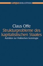Strukturprobleme des kapitalistischen Staates Cover des Buches Strukturprobleme des kapitalistischen Staates (ISBN: 9783593377568)
