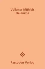 De anima Cover des Buches De anima (ISBN: 9783709206621)