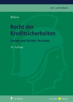 Recht der Kreditsicherheiten Cover des Buches Recht der Kreditsicherheiten (ISBN: 9783811487086)