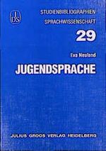 Jugendsprache Cover des Buches Jugendsprache (ISBN: 9783872768407)