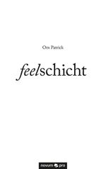feelschicht Cover des Buches feelschicht (ISBN: 9783991072089)