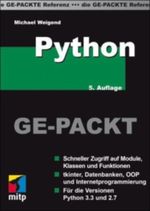 Python GE-PACKT Cover des Buches Python GE-PACKT (ISBN: 9783826695209)