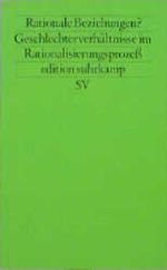 Rationale Beziehungen Cover des Buches Rationale Beziehungen (ISBN: 9783518118023)