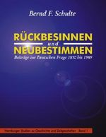 Rückbesinnen und Neubestimmen Cover des Buches Rückbesinnen und Neubestimmen (ISBN: 9783831105328)