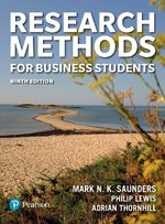 Research Methods for Business Students Cover des Buches Research Methods for Business Students (ISBN: 9781292402727)