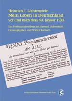 Mein Leben in Deutschland vor und nach dem 30. Januar 1933 Cover des Buches Mein Leben in Deutschland vor und nach dem 30. Januar 1933 (ISBN: 9783000750687)